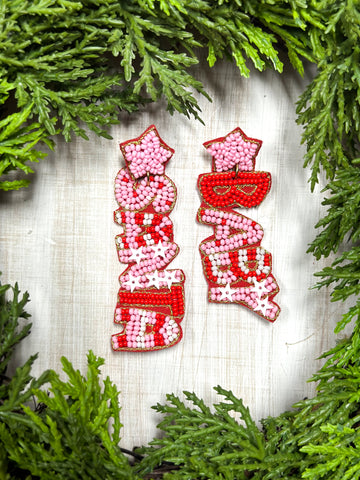 Santa Baby Beaded Earrings