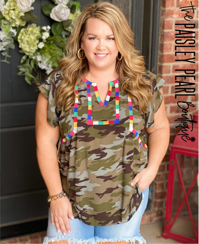 Hoorah Camo Top