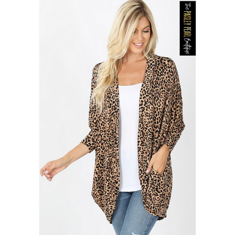 Got It Going On Leopard Cardigan