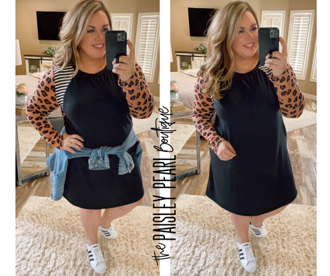 Delilah Leopard Dress