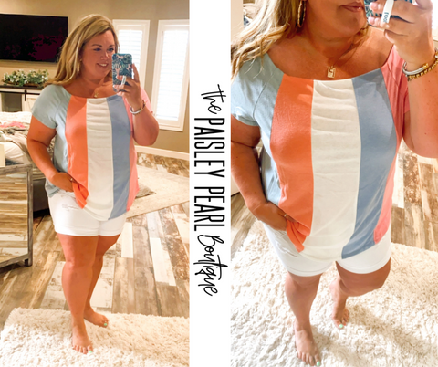 Simone Striped Top
