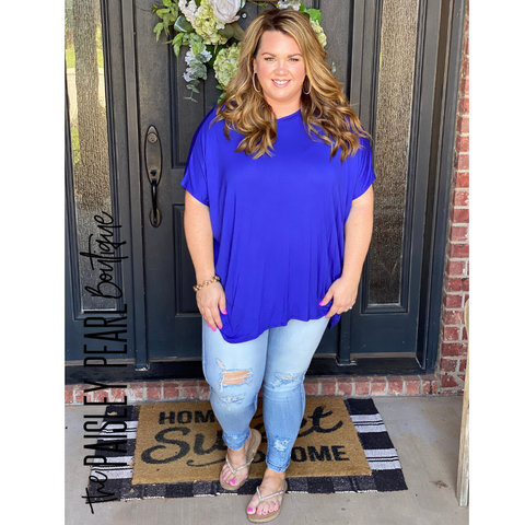 Ezra Tunic Top-Royal