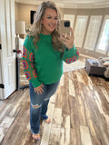 Loving Life Sweater-Green