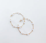 Paige's Favorite Pearl Hoops