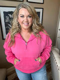 The Gotta Have It Hooded Quarter Zip Pullover-3 colors