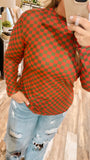 Holiday Mesh Long Sleeve Top