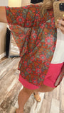 Boho Botanical Kimono