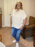 The One I Love Button Up Top-Fall Colors