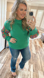 Loving Life Sweater-Green