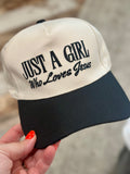 Just a girl who loves Jesus Cap