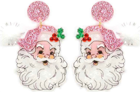 Sweet Santa Earrings