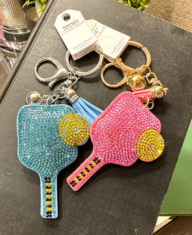 Pickleball Bling Keyring