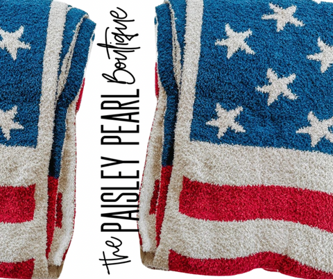 The Patriotic Plush Blanket