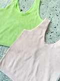 Ribbed Cropped Tank