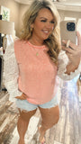 Darling Details Top-Pink