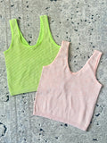 Ribbed Cropped Tank