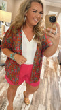 Boho Botanical Kimono
