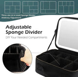 PREORDER- LED Light/Mirror Cosmetic Bag
