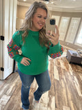 Loving Life Sweater-Green