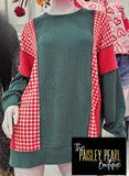 Red/Green Plaid Tunic Preorder