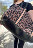 Getaway Leopard Duffle Bag
