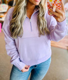 The Gotta Have It Hooded Quarter Zip Pullover-3 colors