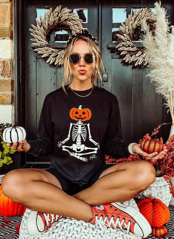 Meditate Skelly Longsleeve