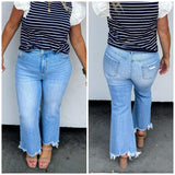Urban Non-Distressed Tummy Control Cropped Jeans*PREORDER*
