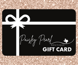 Paisley Pearl Gift Card