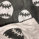 Plush Baseball Blankets