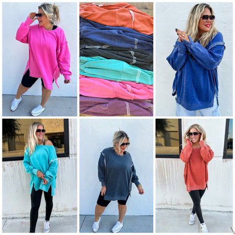 PREORDER- CLASSIC CREW PULLOVER 6 colors