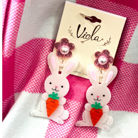 Bunny Acrylic  Earrings