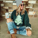Mint Glitter Sweatshirt