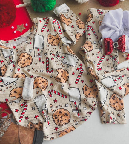 Milk + Cookies Kids Pajamas