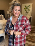 Crisp Evenings Plaid Button Up