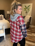Crisp Evenings Plaid Button Up