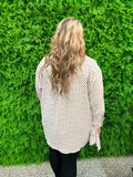 Dottie Button Up Oversized Blouse