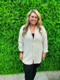 Dottie Button Up Oversized Blouse