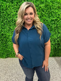 The One I Love Button Up Top-Fall Colors