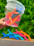 Rubberized Croc Clips-2 sizes