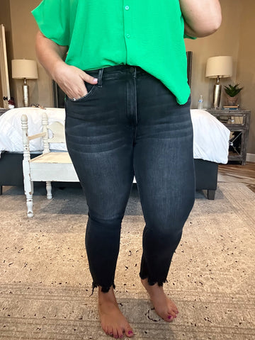 Cori Black Denim Skinny Jeans