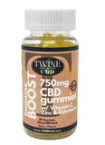 750mg CBD Immune Boost Gummies w/ Vitamin C, Zinc, & Elderberry 99% Pure Organic CBD Isolate THC Free 30pcs-Melon Flavor