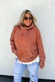 Easy Does It Pullover-RUST