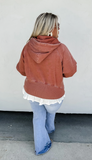 Easy Does It Pullover-RUST