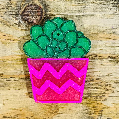 Succulent Car Freshie