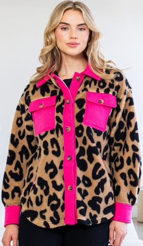 PREORDER Fierce & Fab Leopard Shacket