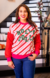 Holly Jolly Candy Cane Stripped Top