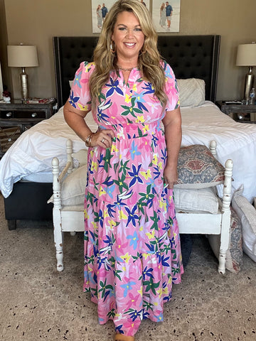 Leading Lady Floral Maxi Dress
