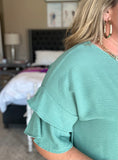 Bella Ruffle Sleeve Top
