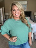 Bella Ruffle Sleeve Top
